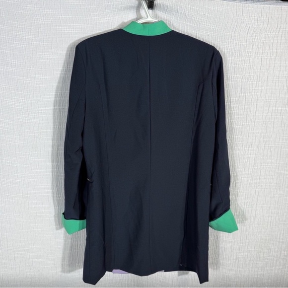 Endless Rose Black Jacket with Purple and Green Accents - Picture 3 of 7